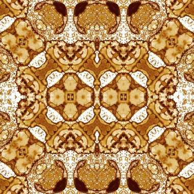 Kusursuz kaleydoskop deseni. Soyut etnik köken. Kusursuz bir doku. Yaratıcı bir geçmiş. Çizimler