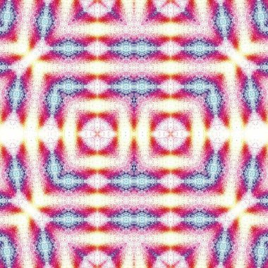 Kusursuz kaleydoskop deseni. Soyut etnik köken. Kusursuz bir doku. Yaratıcı bir geçmiş. Çizimler