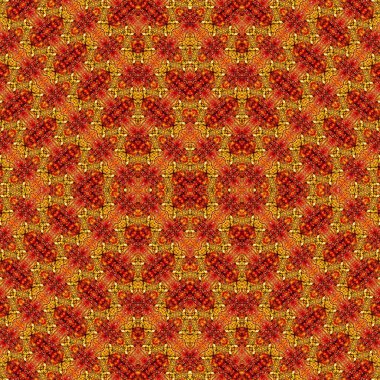 Kusursuz kaleydoskop deseni. Soyut etnik köken. Kusursuz bir doku. Yaratıcı bir geçmiş. Çizimler