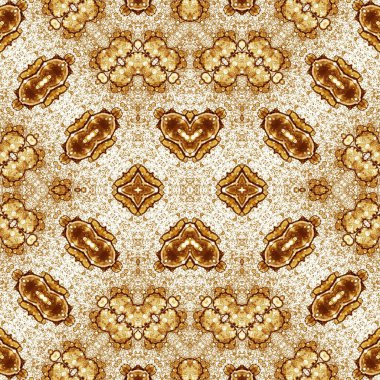 Kusursuz kaleydoskop deseni. Soyut etnik köken. Kusursuz bir doku. Yaratıcı bir geçmiş. Çizimler