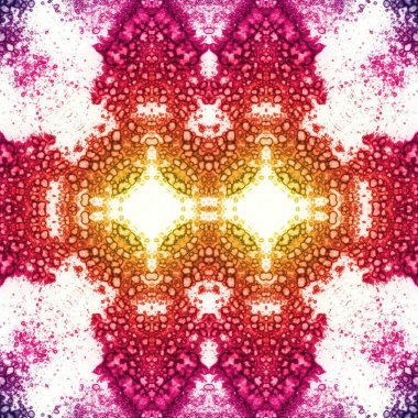 Kusursuz kaleydoskop deseni. Soyut etnik köken. Kusursuz bir doku. Yaratıcı bir geçmiş. Çizimler