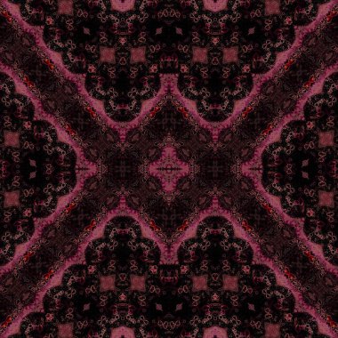 Kusursuz kaleydoskop deseni. Soyut etnik köken. Kusursuz bir doku. Yaratıcı bir geçmiş. Çizimler