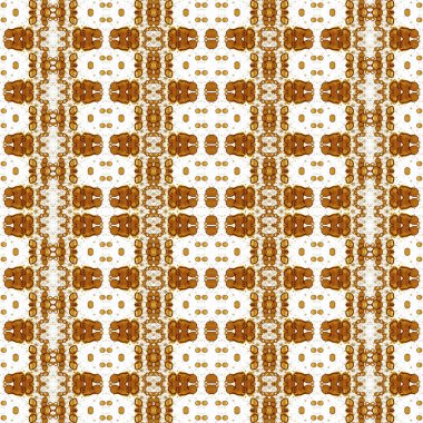 Kusursuz kaleydoskop deseni. Soyut etnik köken. Kusursuz bir doku. Yaratıcı bir geçmiş. Çizimler