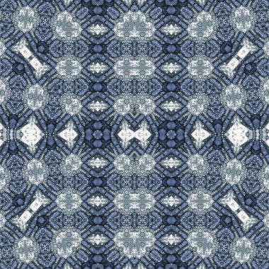 Kusursuz kaleydoskop deseni. Soyut etnik köken. Kusursuz bir doku. Yaratıcı bir geçmiş. Çizimler