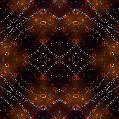 Kusursuz kaleydoskop deseni. Soyut etnik köken. Kusursuz bir doku. Yaratıcı bir geçmiş. Çizimler