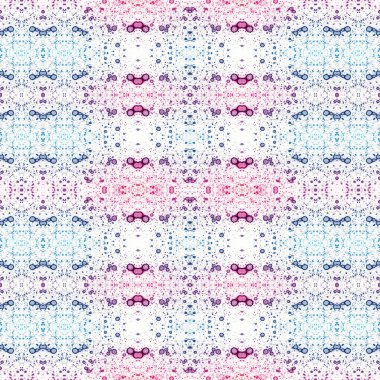 Kusursuz kaleydoskop deseni. Soyut etnik köken. Kusursuz bir doku. Yaratıcı bir geçmiş. Çizimler