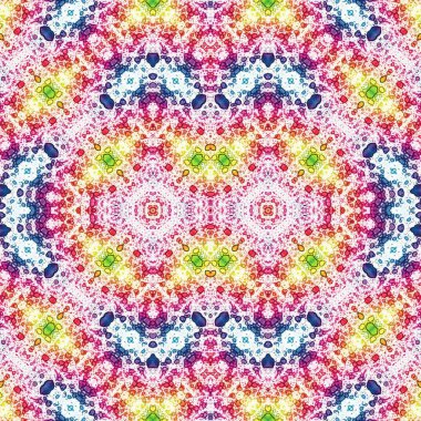 Kusursuz kaleydoskop deseni. Soyut etnik köken. Kusursuz bir doku. Yaratıcı bir geçmiş. Çizimler