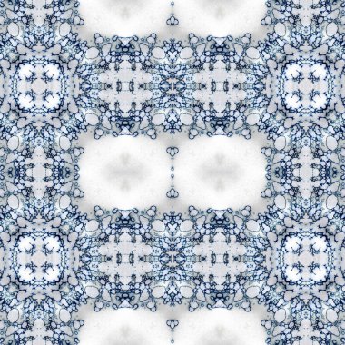 Kusursuz kaleydoskop deseni. Soyut etnik köken. Kusursuz bir doku. Yaratıcı bir geçmiş. Çizimler