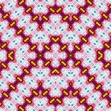Kusursuz kaleydoskop deseni. Soyut etnik köken. Kusursuz bir doku. Yaratıcı bir geçmiş. Çizimler