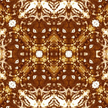 Kusursuz kaleydoskop deseni. Soyut etnik köken. Kusursuz bir doku. Yaratıcı bir geçmiş. Çizimler