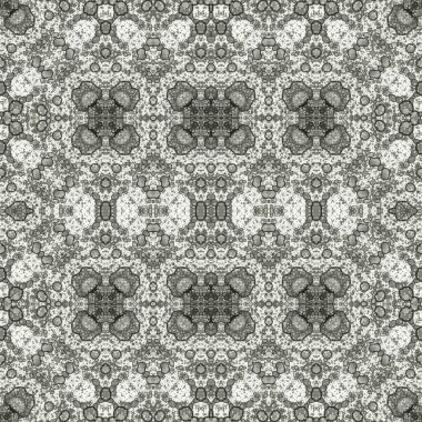 Kusursuz kaleydoskop deseni. Soyut etnik köken. Kusursuz bir doku. Yaratıcı bir geçmiş. Çizimler