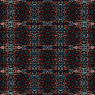 Kusursuz kaleydoskop deseni. Soyut etnik köken. Kusursuz bir doku. Yaratıcı bir geçmiş. Çizimler