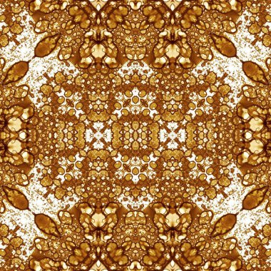 Kusursuz kaleydoskop deseni. Soyut etnik köken. Kusursuz bir doku. Yaratıcı bir geçmiş. Çizimler