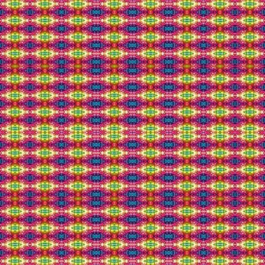 Kusursuz kaleydoskop deseni. Soyut etnik köken. Kusursuz bir doku. Yaratıcı bir geçmiş. Çizimler