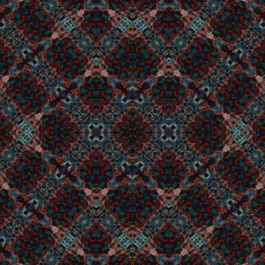 Kusursuz kaleydoskop deseni. Soyut etnik köken. Kusursuz bir doku. Yaratıcı bir geçmiş. Çizimler