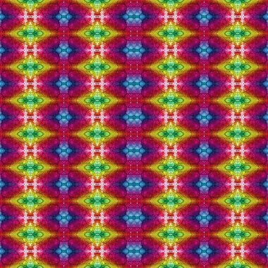 Kusursuz kaleydoskop deseni. Soyut etnik köken. Kusursuz bir doku. Yaratıcı bir geçmiş. Çizimler