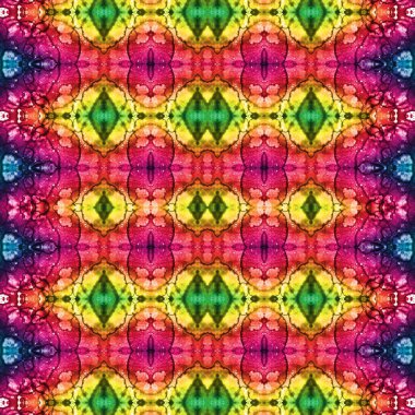 Seamless kaleidoscope pattern. Abstract ethnic background. Seamless texture. Creative background. Doodles