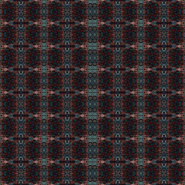 Kusursuz kaleydoskop deseni. Soyut etnik köken. Kusursuz bir doku. Yaratıcı bir geçmiş. Çizimler