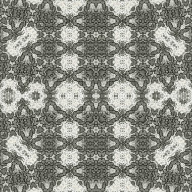 Kusursuz kaleydoskop deseni. Soyut etnik köken. Kusursuz bir doku. Yaratıcı bir geçmiş. Çizimler