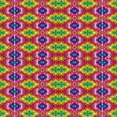 Kusursuz kaleydoskop deseni. Soyut etnik köken. Kusursuz bir doku. Yaratıcı bir geçmiş. Çizimler