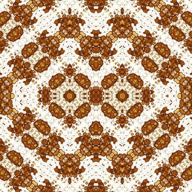 Kusursuz kaleydoskop deseni. Soyut etnik köken. Kusursuz bir doku. Yaratıcı bir geçmiş. Çizimler