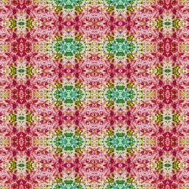 Kusursuz kaleydoskop deseni. Soyut etnik köken. Kusursuz bir doku. Yaratıcı bir geçmiş. Çizimler