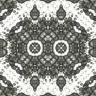 Kusursuz kaleydoskop deseni. Soyut etnik köken. Kusursuz bir doku. Yaratıcı bir geçmiş. Çizimler