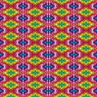 Kusursuz kaleydoskop deseni. Soyut etnik köken. Kusursuz bir doku. Yaratıcı bir geçmiş. Çizimler