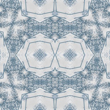 Kusursuz kaleydoskop deseni. Soyut etnik köken. Kusursuz bir doku. Yaratıcı bir geçmiş. Çizimler