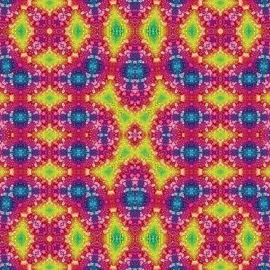 Kusursuz kaleydoskop deseni. Soyut etnik köken. Kusursuz bir doku. Yaratıcı bir geçmiş. Çizimler