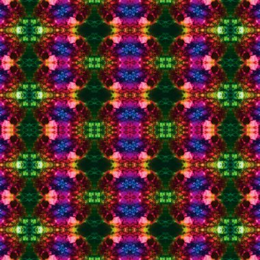 Kusursuz kaleydoskop deseni. Soyut etnik köken. Kusursuz bir doku. Yaratıcı bir geçmiş. Çizimler