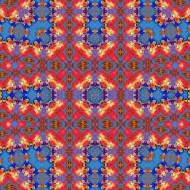 Kusursuz sanat modeli. Soyut arkaplan. Yaratıcı doku. Etnik desen