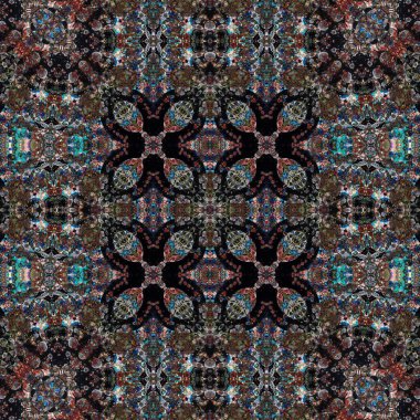 Kusursuz sanat modeli. Soyut arkaplan. Yaratıcı doku. Etnik desen