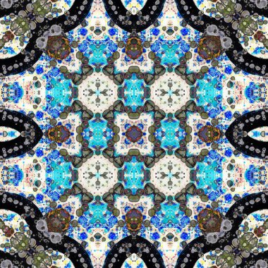 Kusursuz sanat modeli. Soyut arkaplan. Yaratıcı doku. Etnik desen