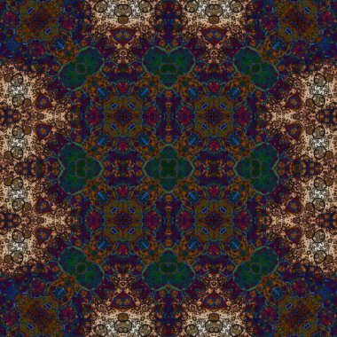 Kusursuz sanat modeli. Soyut arkaplan. Yaratıcı doku. Etnik desen