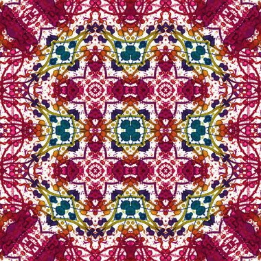 Kusursuz sanat modeli. Soyut arkaplan. Yaratıcı doku. Etnik desen