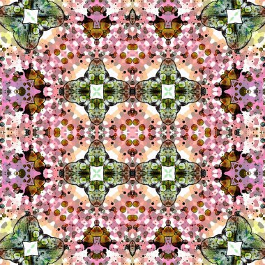 Kusursuz soyut desen. Soyut sanat geçmişi. Kaotik doku. Yaratıcı desen