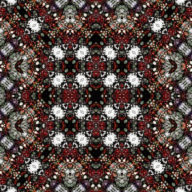 Kusursuz sanat modeli. Soyut arkaplan. Yaratıcı doku. Etnik desen