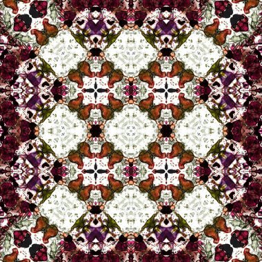 Kusursuz sanat modeli. Soyut arkaplan. Yaratıcı doku. Etnik desen