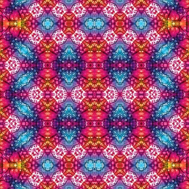 Kusursuz sanat modeli. Soyut arkaplan. Yaratıcı doku. Etnik desen