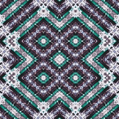 Kusursuz sanat modeli. Soyut arkaplan. Yaratıcı doku. Etnik desen