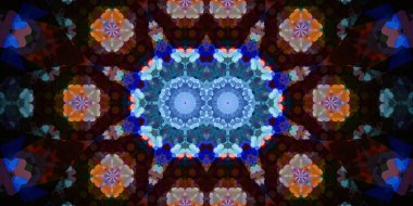 Kusursuz soyut desenli afiş. Yaratıcı arka plan. Geniş simetrik doku. Moda arkaplanı