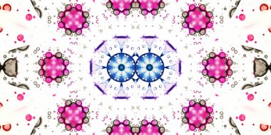 Kusursuz soyut desenli afiş. Yaratıcı arka plan. Geniş simetrik doku. Moda arkaplanı