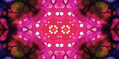 Kusursuz soyut desenli afiş. Yaratıcı arka plan. Geniş simetrik doku. Moda arkaplanı