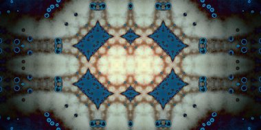 Kusursuz soyut desenli afiş. Yaratıcı arka plan. Geniş simetrik doku. Moda arkaplanı