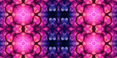 Kusursuz soyut desenli afiş. Yaratıcı arka plan. Geniş simetrik doku. Moda arkaplanı