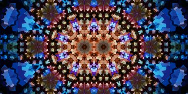 Kusursuz soyut desenli afiş. Yaratıcı arka plan. Geniş simetrik doku. Moda arkaplanı