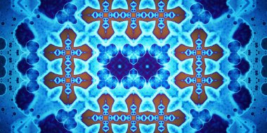 Kusursuz soyut desenli afiş. Yaratıcı arka plan. Geniş simetrik doku. Moda arkaplanı