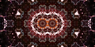 Kusursuz soyut desenli afiş. Soyut afiş arkaplanı. Geniş sanat dokusu. Etnik arkaplan