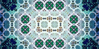 Kusursuz soyut desenli afiş. Yaratıcı arka plan. Geniş simetrik doku. Moda arkaplanı